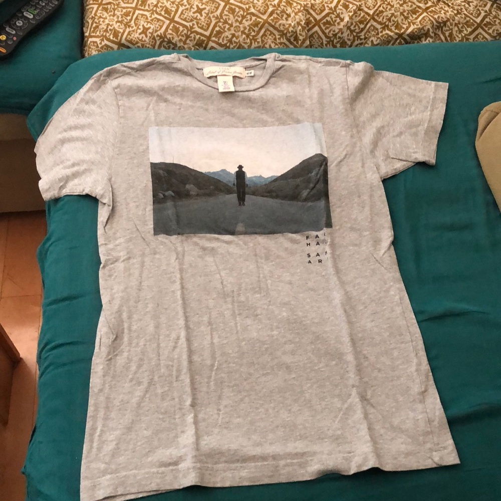 H&M short sleeve T-shirt with cowboy graphic